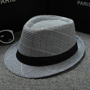 Chapéu Masculino Trilby Clássico com Fivela