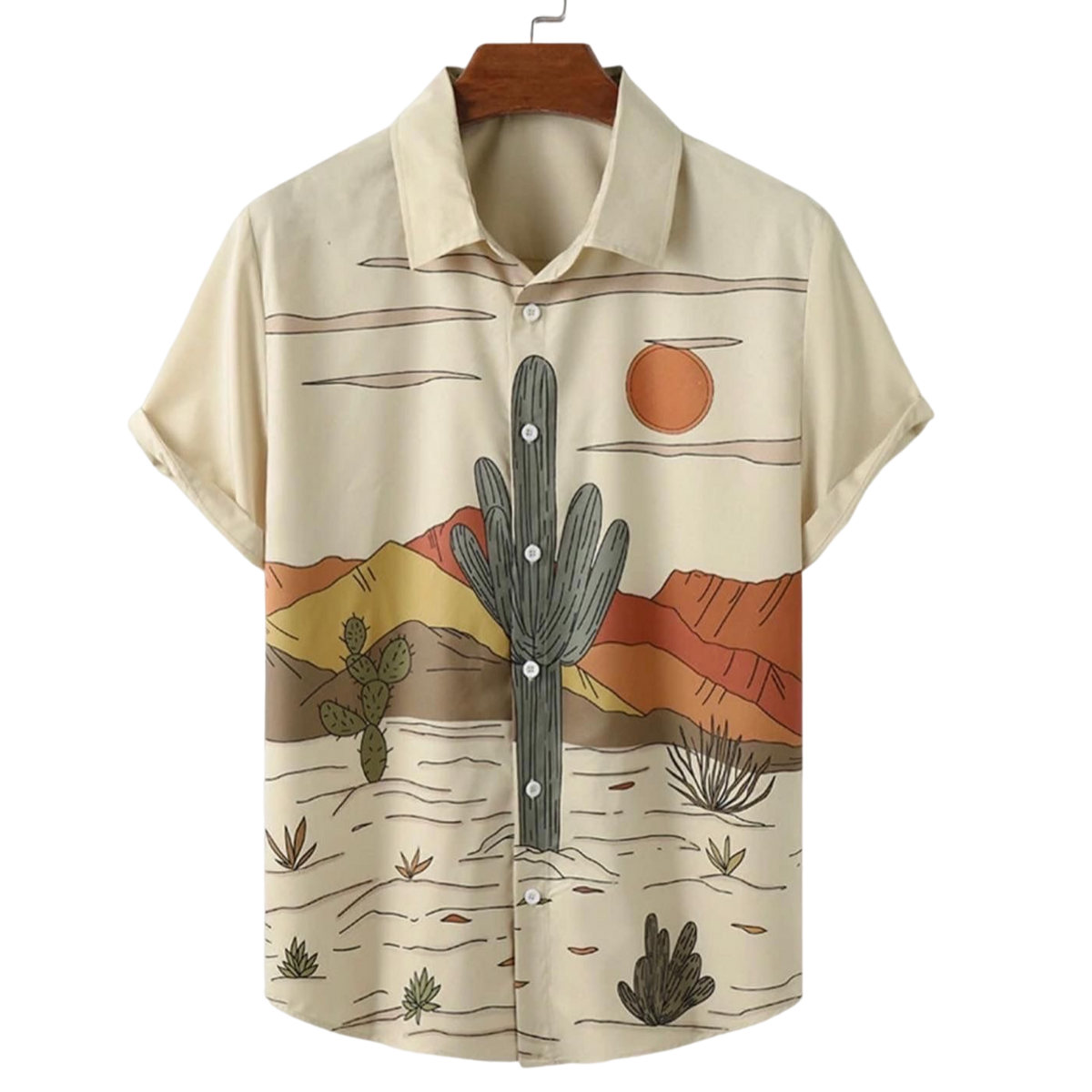 Camisa Masculina Manga Curta Fiorenzzo Cactus®