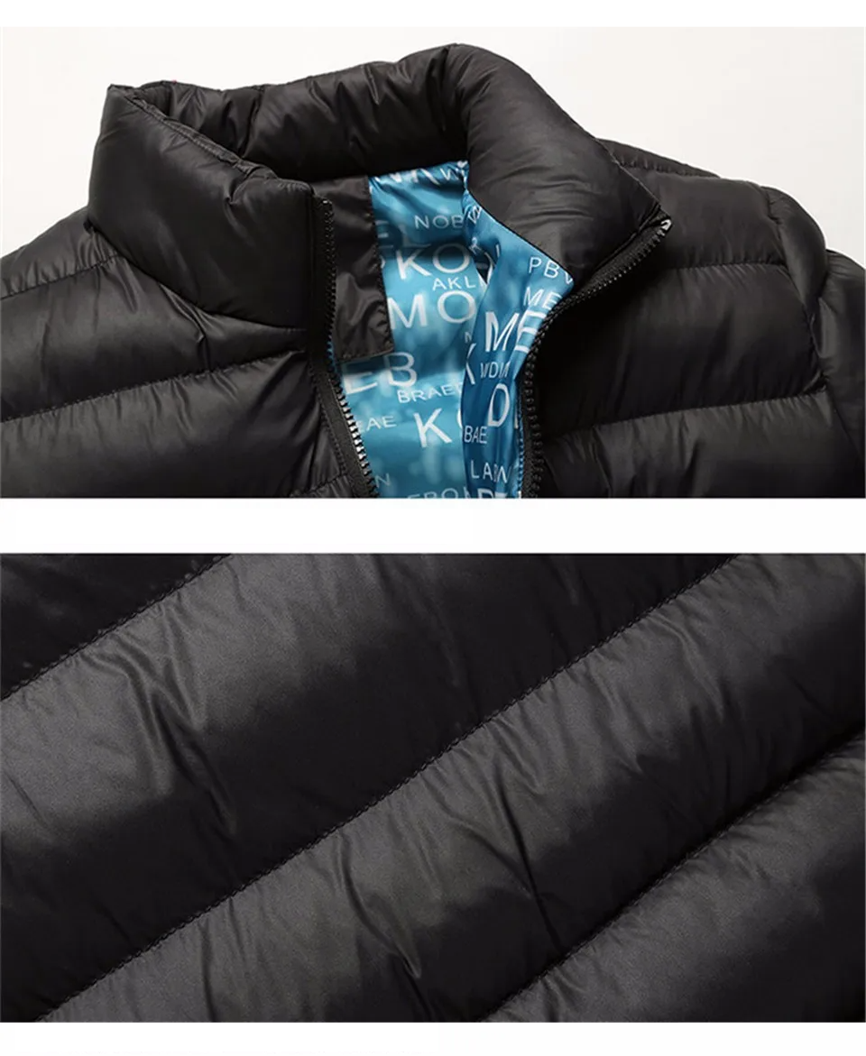 Jaqueta Masculina Puffer Corta Vento Estilo Casual