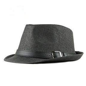 Chapéu Masculino Trilby Clássico com Fivela