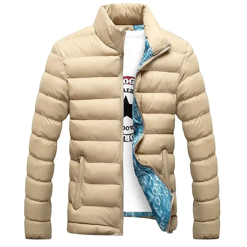 Jaqueta Masculina Puffer Corta Vento Estilo Casual