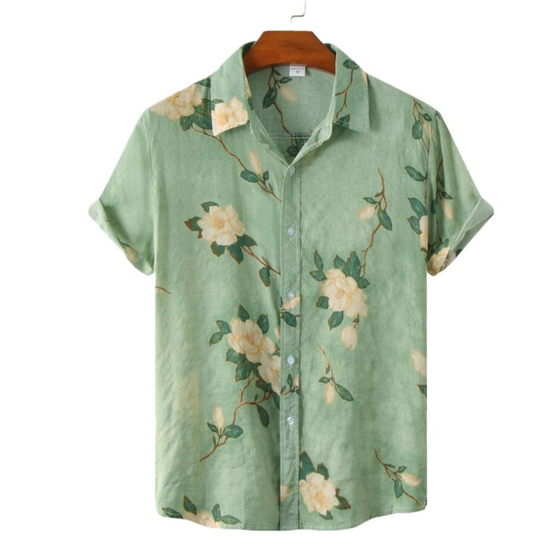 Camisa Masculina Manga Curta Fiorenzzo Flowers®