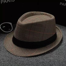 Chapéu Masculino Trilby Clássico com Fivela